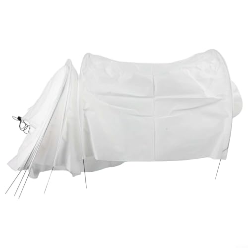 Bâche de protection pour plantes avec support, 300 x 45 x 45 cm, tissu non tissé, protection contre le gel et le soleil, pour jardin, légumes et plantes