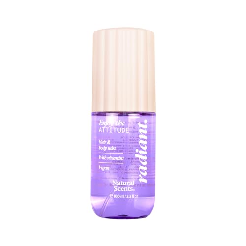Lista de Coty Body Fresh los mejores 5. 42 Natural Scents Perfume Para Cabello y Cuerpo Radiant 100 ml | Fragancia para Mujer con Vitaminas | Aroma Duradero y Refrescante | Attitude