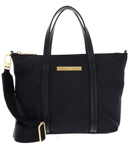 Bolso bandolera Ted Baker Nykkie negro en nailon estilo mini tote bag chic
