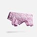 Silver Paw Tie-Dye Dog Pajamas - Onesies Jumpsuit for Small to Large Dogs | Dog Clothes - Pink, XL