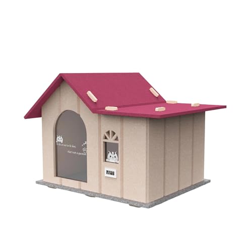 Smart Thermostat Cat House - Electric Cooling & Heated Pet House for All Seasons Portable Air Conditioned Room for Pet Indoor Cat Bed