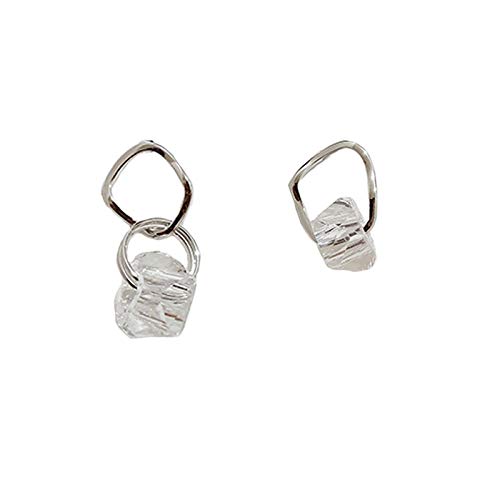 Preisvergleich Produktbild Fxqerding Retro Ohrringe Weiblichen Kalten Wind Asymmetrische Ohrringe Einfache Wilde Mädchen Ohrringe