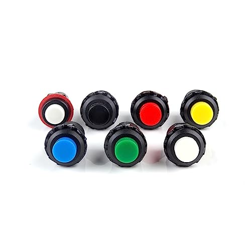Bouton-poussoir 12mm autobloquant 3A pour contrôle de circuits variés - 4