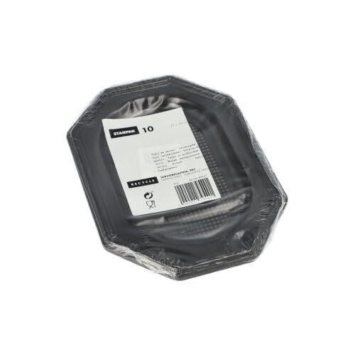 200 Servierplatten, PET 21 cm x 29 cm schwarz