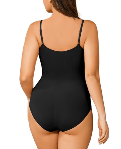 Shapewear Tummy Control BodySuit for Women Seamless Body Suit with Adjustable Straps3