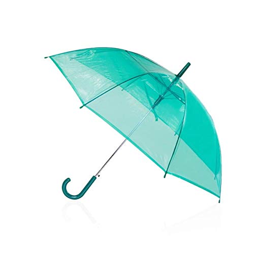 Eurowebb Parapluie Transparent Automatique avec Toile Couleur - Vert