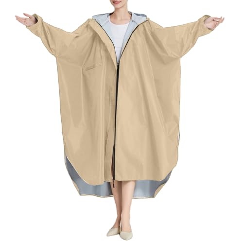 Blousons femme veste imperméable longue légère contre la pluie