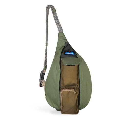 Image of KAVU Mini Rope Sling Pack with Adjustable Rope Shoulder Strap, Ground Cover