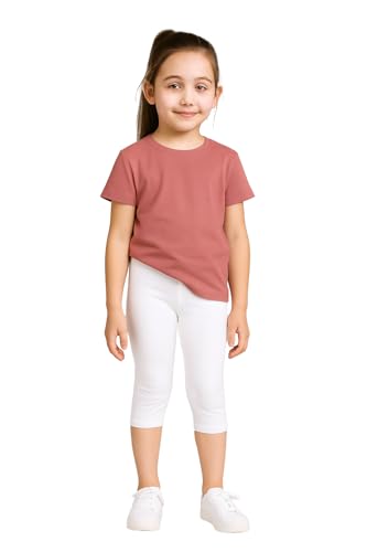 Image of CHARM N CHERISH Girls Cotton 3 /4th Leggings Pack of 1