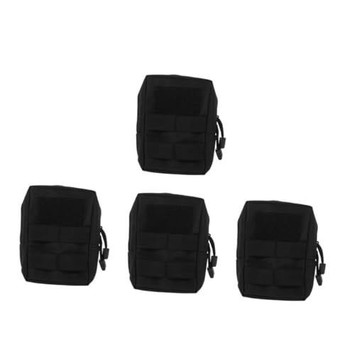 Trousse à outils d'extérieur étanche VICASKY petit sac Oxford noir et pochette utilitaire de taille