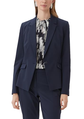 comma 2134842 Blouson de Costume d'affaires, Bleu, 36 Femmes