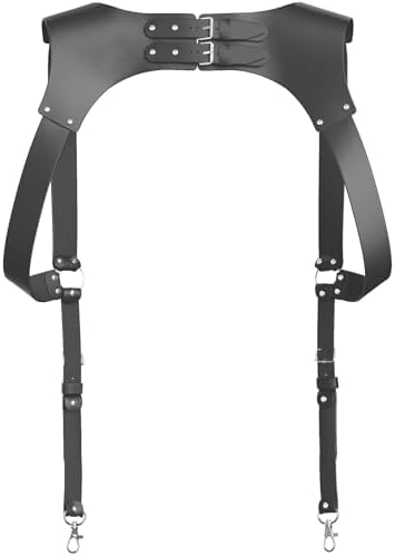 Brown Leather Suspender