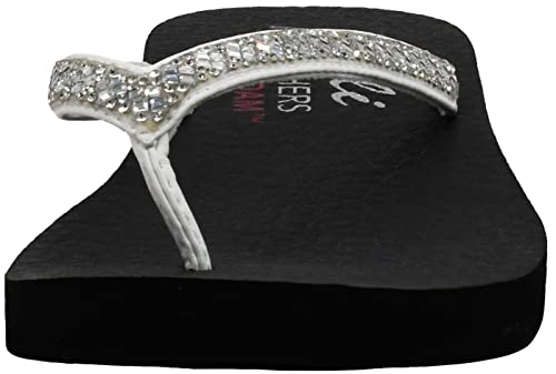 Image of Skechers Women's Meditation Perfect 10 Square Rhinestone Embellished Thong