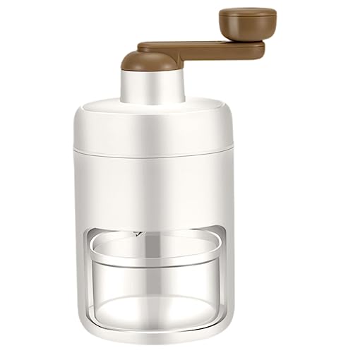 GRIRIW Hand-cranked Ice Crusher Crusher Machine Small Ice Shaver for Smoothies Easy to Assemble