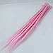 Produktbild Dreadlocks Extension Handmade Dreads Synthetic Dreadlocks Crochet Braiding Weiches Haar Gefälschte Locs Fashion Reggae Hair (20 Zoll),Rosa,10pcs
