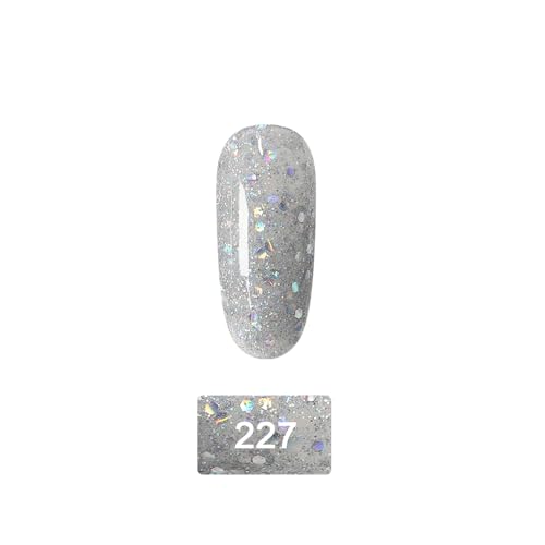 Image of SHILLS PROFESSIONAL Uv /Led Soak Off Glossy Finish Nail Polish Nail Art Nail Polish Color Shade 227, 15 Ml
