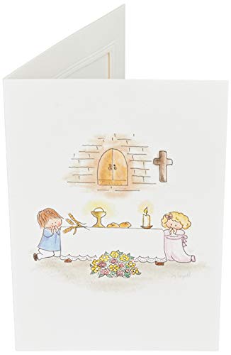 Mopec X1002 Portafoto con Marco Comunión Altar 2 niños, Pack de 25,...