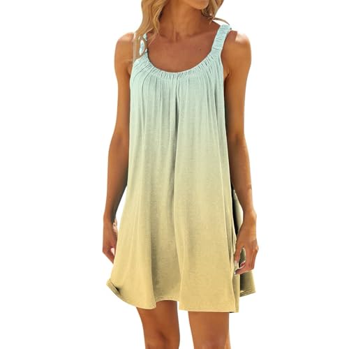 Robe de plage bohème pour femme au dégradé tendance et fluide
