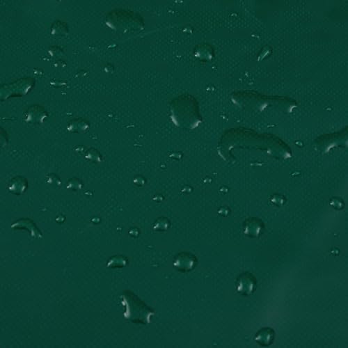 vidaXL Abdeckplane, Plane mit Metall&ouml;sen, Abdeckung UV-Best&auml;ndig Schimmelbest&auml;ndig, Schutzh&uuml;lle Zeltplane Rei&szlig;fest Wasserfest, Gr&uuml;n 1,5x2 m 650 g/m&sup2;