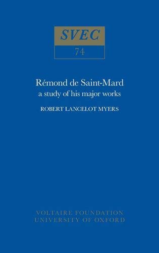 Remond de Saint-Mard: a study of his major works