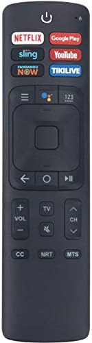 Replacement Voice Command Remote Control fit for Sharp/Hisense Android Smart TV with Voice Assistance sub ERF3A69S ERF3A69 ERF3B69S ERF3B69 ERF3R69H ERF3I69H ERF3N69H ERF3F69V ERF3I69V