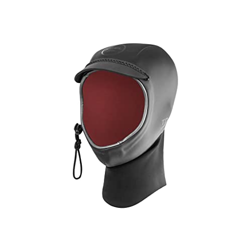 XCEL Drylock Hood 2mm W/Bill & Double Neck Dam (Black/Large)