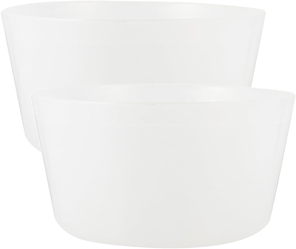 Toddmomy Sauna Bucket Plastic Liner 9.06X9.06X4.72 Inch Multi-Functional Sauna Barrel Insert for Home Spa Pool Accessories Durable Reusable