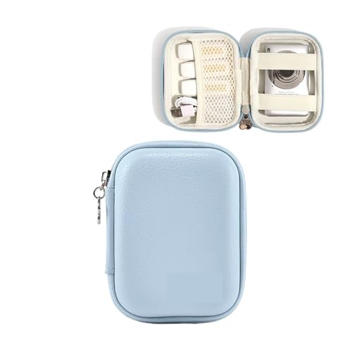 Étui pour appareil photo portable étanche en cuir PU avec support caméra
