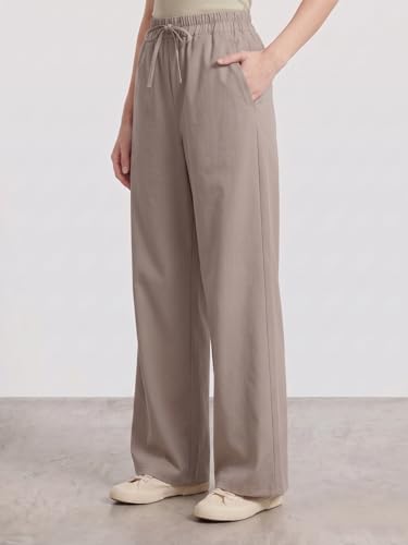 Image of Vogaan Women's High-Waist Korean Trousers with Wide Baggy Fit | Trendy GenZ Streetwear Pants | Trousers | Women Trousers