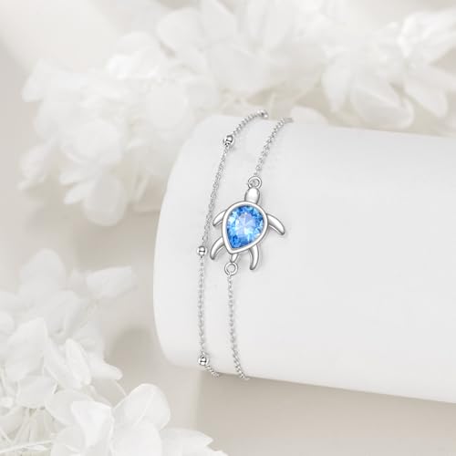 Image of TIGER RIDER Dragonfly Anklet Sterling Silver Dragonfly Gifts Jewelry for Women with Crystal Birthday Anniversary