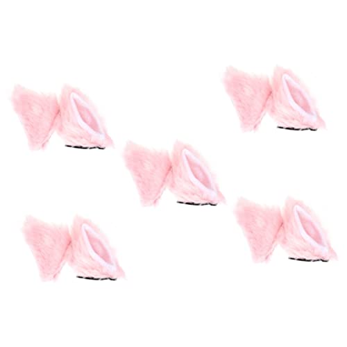 Oreilles de chat pour casque VANZACK rose en peluche pour moto et scooter