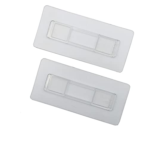 Wekity Toothbrush Holder Wall Adhesives, Wall-Mounted Sticker for Wekity Multi-Functional Wall-Mounted Space-Saving Toothbrush Holder with Toothpaste Dispenser (Wall Stickers, 2 PCS)