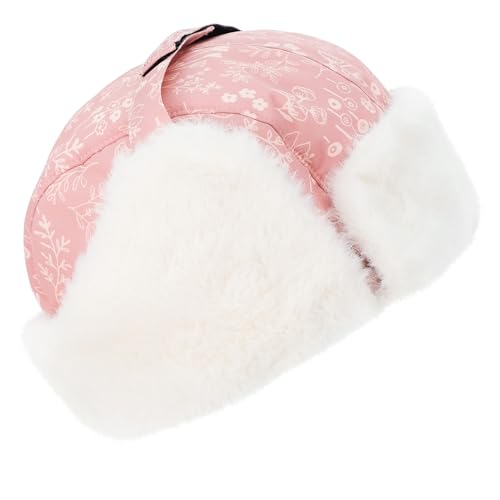 Image of JAN & JUL Waterproof Trapper Hat for Baby and Kids, Insulated Winter Hat with Faux Fur Lining