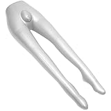 KICHOUSE Aufblasbare Schaufensterpuppe Mann Halbkörper aus PVC mit Auslaufsicherer Technologie für Herrenhosen im Kleidungsgeschäft und Ausstellungsshow in Silber
