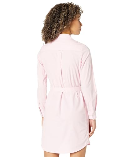Image of U.S. POLO ASSN. Long Sleeve Solid Stretch Oxford Dress