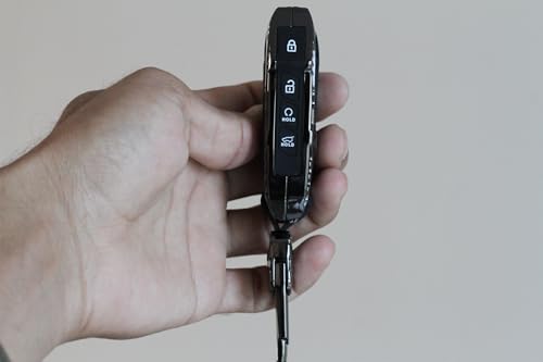 Image of Car Key Cover Fit for New Kia Seltos Facelift 2024 2023 | Carens, Clavis x line | Sonet Facelift - 4 Button Smart Key