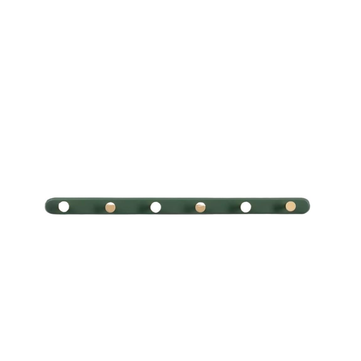 zhangrui1888 Coat Rack Shelf Wall Mounted Green Wall Mounted Coat Hooks Entryway Entry Door No Hole 6 Bamboo Hanging Racks