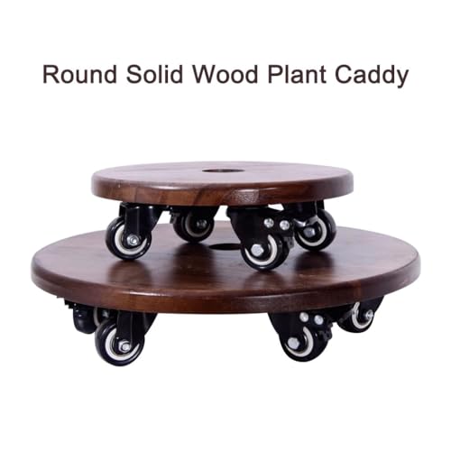 Support pour pots d'intérieur 50 cm en bois pour éviter le mal de dos - 3