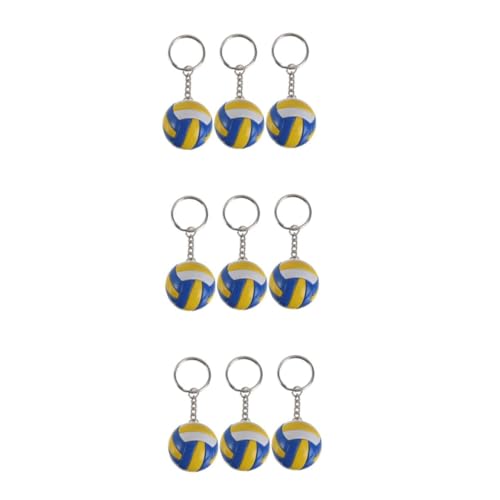 Porte-clés ballon volley PU durable souvenir de sport