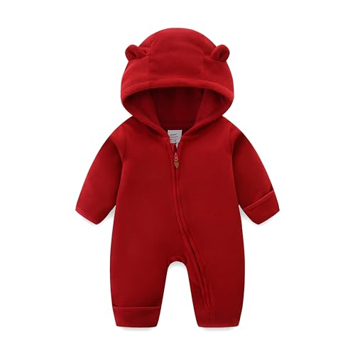 Newborn Baby Bear Winter Snowsuit with Mittens