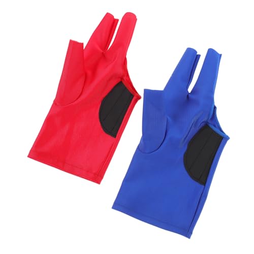 Happyyami 2pcs Billiards Gloves Snooker Sports Gloves Left/Right Hand Non-Slip Pool