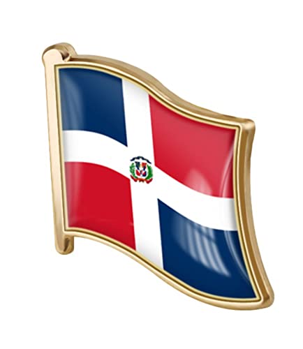 Image of vmcoatdu Country Flag Pin Badge International Travel Brooch Metal Alloy Souvenir Pin for Hat Clothes Backpack