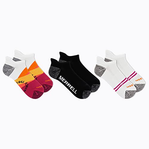 Image of Merrell Unisex Adult Cushioned Low Cut Tab Socks (3-Pair)