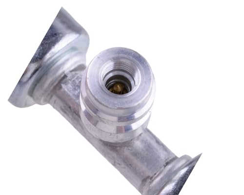 Beadlock AC Crimp Fittings Splice Straight #8 R134a High Pressure miniatura 5
