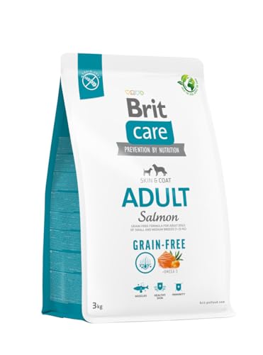 Dry food for adult dogs - BRIT Care Grain-free Adult Salmon - 3 kg