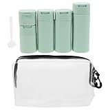 MAGICLULU Botellas de Viaje Rellenable para Champú y Cuidado Piel Tubos de Compactos y Portátiles Envases Exprimibles Prueba de Fugas para Loción y Gel de Ducha