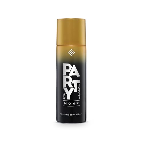 Image of Riya MONK Deodorant | Body Spray for Men | Long-Lasting, Rum-Spicy Oriental Fragrance- 200 ml