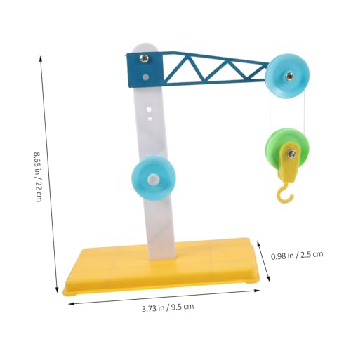 Image of Toddmomy School Pulley Model 3 pcs Kids Pulley System for Classroom Science Kits & Toys Learning Tool for Home and School Demonstrates Work Force and Energy