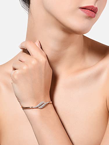 CZ Bangle Style Brass Kada For Women