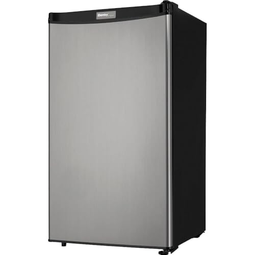 Image of Danby DCR032A2BSLDD Designer 3.2 cu. ft Compact refrigerators, Stainless Steel (Stainless Look)